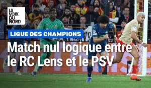Le RC Lens, mené au score, arrache un bon match nul contre le PSV Eindhoven