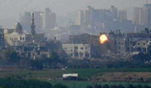 Tir d'artillerie israélien sur une position dans la bande de Gaza