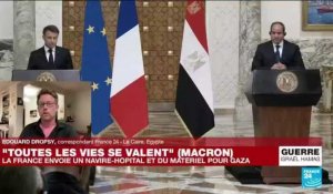 Proche-Orient : que retenir de la visite d'Emmanuel Macron au Caire ?