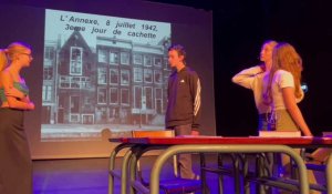 La vie d’Anne Frank mise en scène par des collégiens de Fauquembergues