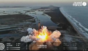 VIDEO. Revivez le lancement de Starship, la plus puissante fusée jamais construite