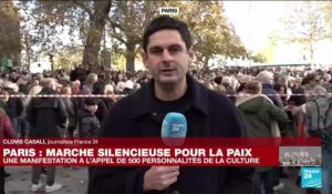 Guerre Israël-Hamas : march silencieuse pour le paix à Paris