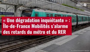 VIDÉO. « Une dégradation inquiétante » : Île-de-France Mobilités s’alarme des retards du métro et du