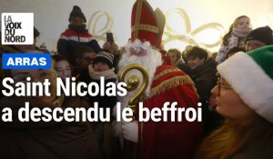 Arras : une nouvelle descente du beffroi pour Saint-Nicolas 