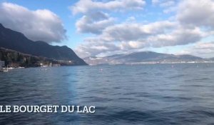 Lac du Bourget : la montée des eaux en images 