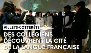 Des collégiens à la découverte de la Cité internationale de la langue française