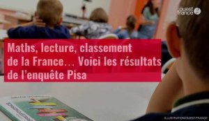 VIDÉO. Maths, lecture, classement de la France… Voici les résultats de l’enquête Pisa en t