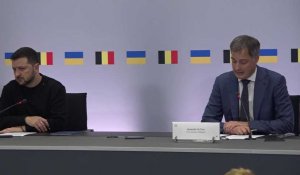 Zelensky à Bruxelles: la Belgique mettra des F-16 à disposition de l'Ukraine à partir de 2025