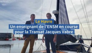 Un enseignant de l'ENSM en course pour la Transat Jacques Vabre au Havre