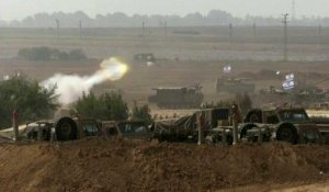 Des chars israéliens tirent des obus vers la bande de Gaza