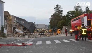 En Nord-Mayenne, une explosion détruit une maison au cœur du bourg