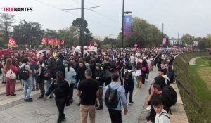 Mobilisation intersyndicale : 3000 personnes ont défilé à Nantes