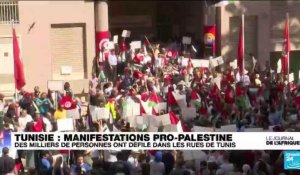 Tunisie : manifestations Pro-Palestine dans les rues de Tunis