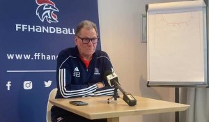Handball: le sélectionneur des Bleues Olivier Krumbholz évoque France Italie à Villeneuve d’Ascq