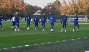 Entraînement de l'équipe de France de football