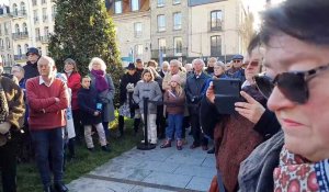 Inauguration de l'allée Jean Caillet à Dieppe