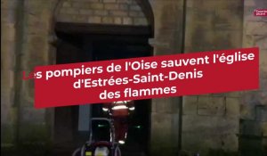 Oise: les pompiers interviennent dans l'église d'Estrées-Saint-Denis