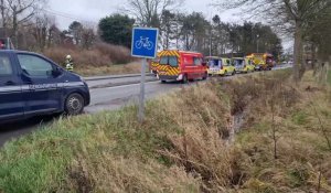 accident de voiture Bourgelles