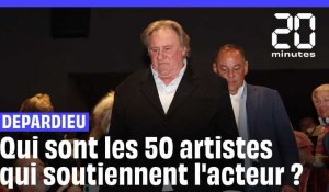 Depardieu accusé de viol : Des artistes dénoncent un "lynchage"