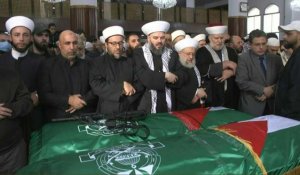 Des personnes se rassemblent à Beyrouth pour les funérailles du numéro deux du Hamas