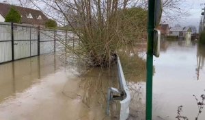 Aire-sur-la-Lys : l'eau monte dans le quartier de Lenglet