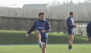 Paris-2024: Antoine Dupont s'entraîne avec l'équipe de France de rugby à VII