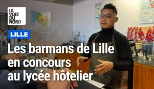 Les barmans de Lille en concours au lycée hôtelier