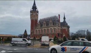Alerte à la bombe à l'hôtel de ville de Calais ce 27 décembre 2023