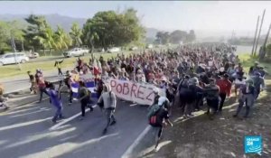 «L'Exode de la pauvreté»: des milliers de migrants marchent au Mexique en direction des États-Unis