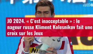 VIDÉO. JO 2024. « C’est inacceptable » : le nageur russe Kliment Kolesnikov fait une croix