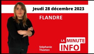La Minute de l'Info du Journal des Flandres du jeudi 28 décembre