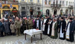 Les militaires et les habitants de Lviv célèbrent l'Épiphanie orthodoxe