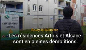Bruay-la-Buissière : de la résidence Artois à la résidence Alsace, les travaux de démolitions avancent en centre-ville
