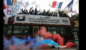 JO de Paris : les policiers manifestent pour un meilleur dédommagement