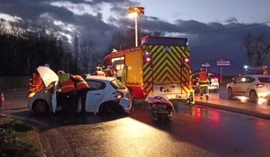 Une jeune femme blessée dans un accident de la route près de Wallon-Cappel