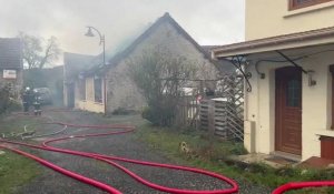 Bethon: une maison totalement embrassée à l’arrivée des sapeurs-pompiers