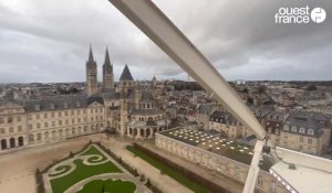 VIDÉO. Que voit-on du haut de la grande roue installée devant la mairie, à Caen ? 