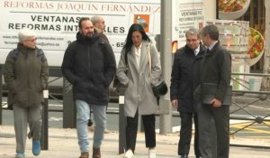 Affaire Rubiales : Jenni Hermoso arrive au tribunal de l'Audience nationale de Madrid