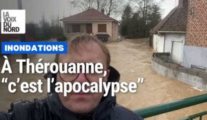 On vous emmène à Thérouanne, village inondé où là Lys est déchaînée
