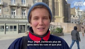 VIDÉO. Quels sont les vœux des habitants de Saint-Brieuc pour l'année 2024 ?