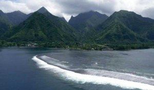 JO-2024: les travaux de la tour des juges reprennent à Tahiti