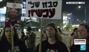 Des Israéliens manifestent à Tel-Aviv devant le siège du ministère de la Défense