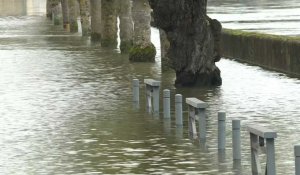 Inondations en Charente-Maritime : images de rues sous l'eau à Saintes