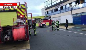 VIDÉO. Au Mans, le Centre de formation du Maine en partie détruit par un incendie 