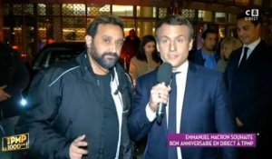 TPMP la 1000e - Emmanuel Macron souhaite un joyeux anniversaire en direct ! (Vidéo)