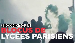 Blocus à Paris : des lycéens ne veulent "Ni Le Pen, ni Macron"