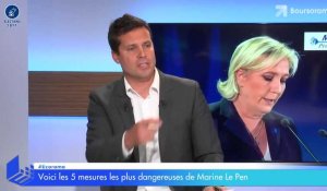 Voici les 5 mesures les plus dangereuses de Marine Le Pen...