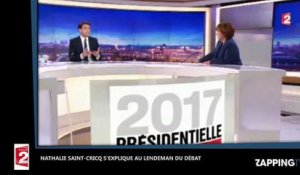 Le débat : la journaliste Nathalie Saint-Cricq moquée, elle se défend sur France 2 (vidéo)