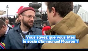 Emmanuel Macron : Quotidien a croisé le sosie du nouveau président de la République au Louvre (vidéo)