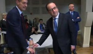 Présidentielle : François Hollande a voté à Tulle